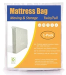 Comforthome Mattress Bag Moving And Storage, Twin/full (1-PACK), Clear. Fixed Price $10.52.