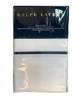 Ralph Lauren Palmer Percale Flat Sheet -twin White / Navy. Fixed Price $57.95.