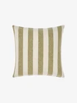 Linen House Vintage Stripe European Pillowcase (pesto) - 65X65CM. Fixed Price $67.28.