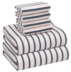Ruvanti Flannel Sheets Full Size 6 Pcs - 100% Cotton Double Brushed Bed Sheet.... Fixed Price $63.06.