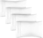 Pillow Cases Set 4, Hotel Quality Soft Covers By Cgk Linens. Fixed Price $33.99.