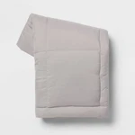 Room Essentials 48"X60" Down Alternative Quilted Microfiber Throw Gray #C759. Fixed Price $15.96.