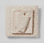 Room Essentials Twin Xl Microfiber Sheet Set Pink Beige Leopard Cheetah Print. Fixed Price $19.90.