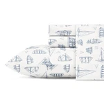 Nautica Whitewood 3-PIECE Blue Sailboats Cotton Twin Sheet Set New. Fixed Price $23.00.