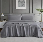 Hotel Signature Egyptian Cotton 400 Tc 6-PIECE Sheet Set Gray Queen Nip. Fixed Price $38.99.