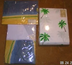 Full Bed Sheet Set With Pillow Shams And Dust Ruffle By Domestications "cabana". Fixed Price $20.00.