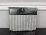 Vintage Ralph Lauren Hope Chest Stripe Light Blue White King Flat Sheet Italy. Fixed Price $195.00.