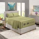 Nestl Size Sheet Set, 4 Piece Extra Deep Pocket King, 12 - Sage Green. Fixed Price $46.66.