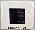 Hudson Park Classic Linens Egyptian Cotton Percale Full Flat Sheet Vanilla Sky. Fixed Price $19.99.