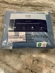 6 Piece King Set, Hotel Luxury Soft Bed By Cgk Linens. Fixed Price $24.99.