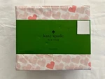 New 4PC Kate Spade Queen Sheet Set Light & Dark Pink Hearts All-over. Fixed Price $57.99.