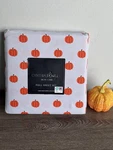 New Cynthia Rowley Cute Fall Pumpkins 4PC Full Sheet Set Microfiber Gray Orange. Fixed Price $45.00.