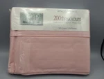 Nos Jc Penney Home Collection King Flat Sheet Smooth Touch Percale Tea Rose Pink. Fixed Price $16.95.