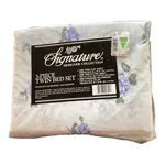 Vintage Signature 3 Piece Floral Twin Sheet Set Flowers Cottagecore Blue. Fixed Price $19.31.