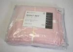 Kassatex Quilt Bedding Coverlet Blanket Set Twin Hypoallergenic Blush Pink. Fixed Price $42.99.