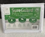 Set 2 Queen Size Sureguard Pillow Protectors - 100% Waterproof, Bed Bug Pr.... Fixed Price $42.99.