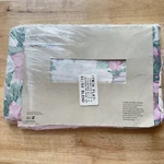 Vtg Sanderson Utica Twin Sheet Vile Lyon Pink Floral Striped 1991 Nos. Fixed Price $18.64.
