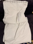 Ralph Lauren - Chaps Home Htf Queen French Riviera Flat Sheet Black Polka Dot. Fixed Price $39.99.