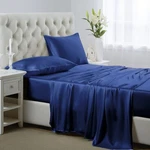 Lanest Housing Silk Satin Sheets, 3-PIECE Twin Size Bed Set With. Fixed Price $35.59.