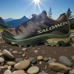 Salomon XT-4 Og Olive Night Black Aloe Trail Running Shoes Men's 10 Wmns 11 New. Fixed Price $180.99.