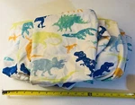 Mk Home 3PC Full Fitted Sheet Set For Boys Dinosaurs Green Blue Orange White. Fixed Price $26.49.