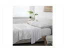 Ienjoy Home Ultra Soft Flannel 4-PC. Sheet Set, California King White. Fixed Price $66.49.