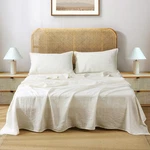 Victory Symbol Pure Linen Sheets SET,100% Organic French Natural Flax Beddi.... Fixed Price $231.37.