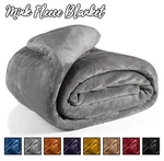 Large Mink Fleece Soft Light Weight Bed Throws Twin Queen Size. Fixed Price $16.99.