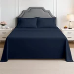 Shreem Linen Twin Set - 4 Piece Ultra Soft Brushed Microfiber Bed. Fixed Price $42.54.