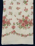 Vtg Stevens Utica-mohawk Twin Flat Pink Roses Floral Sheet 100% Muslin Cotton. Fixed Price $14.95.