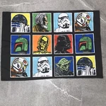 Star Wars Darth Vader C3PO Boba Fett Yoda R2D2 Luke Standard Vintage Pillowcase. Fixed Price $21.52.