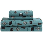 Beatrice Home Fashions Cozy Cabin 4-PIECE Full Microfiber Bedding Sheet Set. Fixed Price $49.32.