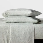 Room Essentials Printed Microfiber Sheet Set - Aqua Ditsy Floral, King #8364. Fixed Price $23.96.