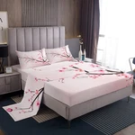 Feelyou Girls Queen Cherry Blossom Floral Bed Set For Kids Women. Fixed Price $59.99.