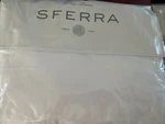 Sferra King Flat Sheet Grande Hotel Long Staple Cotton Percale Taupe New Italy. Fixed Price $149.99.