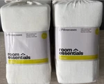 2 Pack - Room Essentials King Size Jersey Pillow Cases. Fixed Price $21.07.
