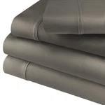 Superior Cotton Blend Bed Sheets Solid Design Elegant Sateen House Basics Set. Fixed Price $140.44.