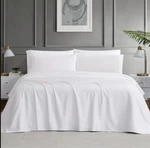 Hotel Signature Egyptian Cotton 400 Tc 6-PIECE Sheet Set, Bright White, King. Fixed Price $66.95.