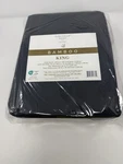 Kathy Ireland Silky Soft Deep Pocket Bamboo Sheets King 6 Pcs - Dark Gray. Fixed Price $93.33.