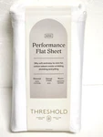 Threshold King Size 400 Thread Count Performance Flat Sheet - White. Fixed Price $17.99.