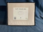 Southshore Fine Linens Microfiber 7-PC. Split King Sheet Set Light Tan/beige Nib. Fixed Price $22.50.
