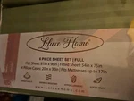 Leluxe Home 6PC Sheet Set Demask Olive Green Breathable Soft & Silky Fits 17". Fixed Price $25.00.