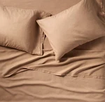 King 100% Linen Sheet Set Adobe Clay - Casaluna New. Fixed Price $130.00.