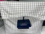 Ralph Lauren Organic Tattersal Size King Color Navy/white Flat Sheet New. Fixed Price $110.00.