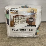 Jay Franco & Sons Star Wars Mandalorian The Child Full Sheet Set 4PC Super Soft. Fixed Price $20.00.