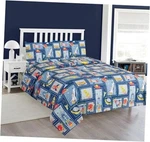 Comfy Deal Hight Thread Count Super Spaceship & Planet Queen (u.s. Standard). Fixed Price $22.78.