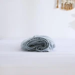 Aorissi 100% Linen Fitted Sheet QUEEN(1 Piece), 15 1PC - Queen, Dusty Blue. Fixed Price $113.99.