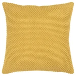 Rizzy Gold Nubby Woven Single Color Transitional Throw Pillow Solid T05279. Fixed Price $84.00.