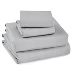 Gray Sateen Full 4PC Sheet Set - Levtex Home. Fixed Price $89.99.