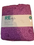 Style Twin Xl Sheet Set 100% Cotton 220 Read Count One 15" Deep Pur. Fixed Price $24.99.